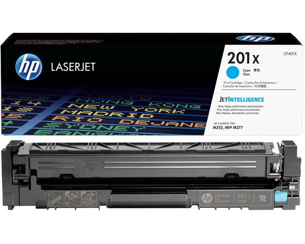 HP 201X / CF401X Originaltoner Cyan [modell]