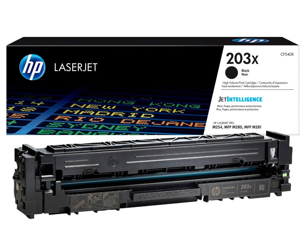 HP 203X / CF540X Original-Toner Schwarz [modell]