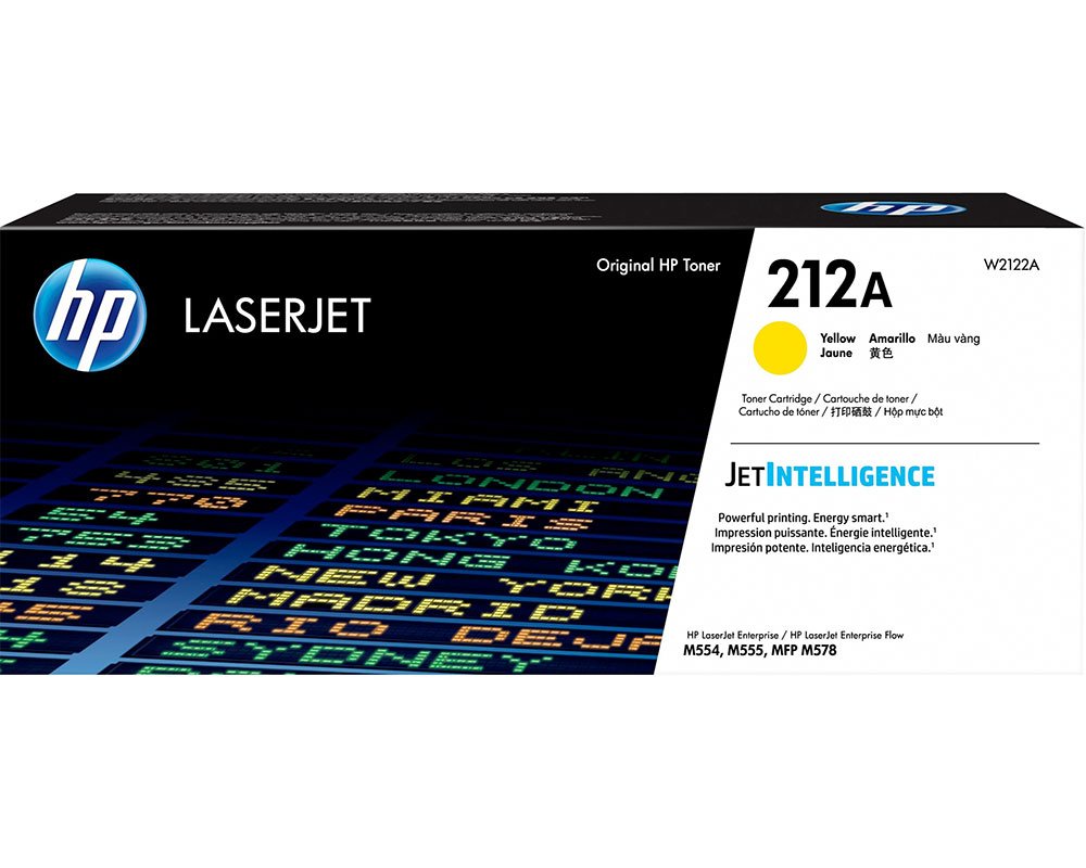 HP 212A Original-Toner W2122A [modell] gelb (4.500 Seiten)