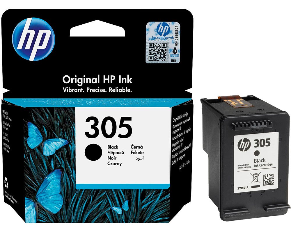 HP 305 Original-Druckerpatrone 3YM61AE [modell] (2 ml) schwarz