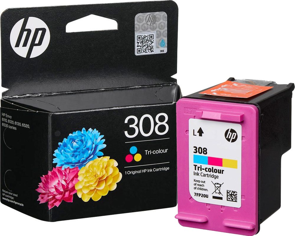 HP 308 Original Druckerpatrone 7FP22UE [modell] (120 Seiten) color