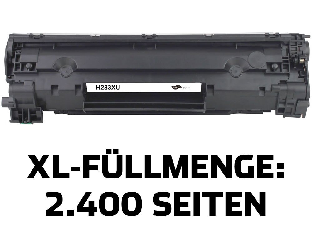 Kompatibel mit HP 83X / CF283X / Canon 737 XL-Toner [modell] von TONERDUMPING