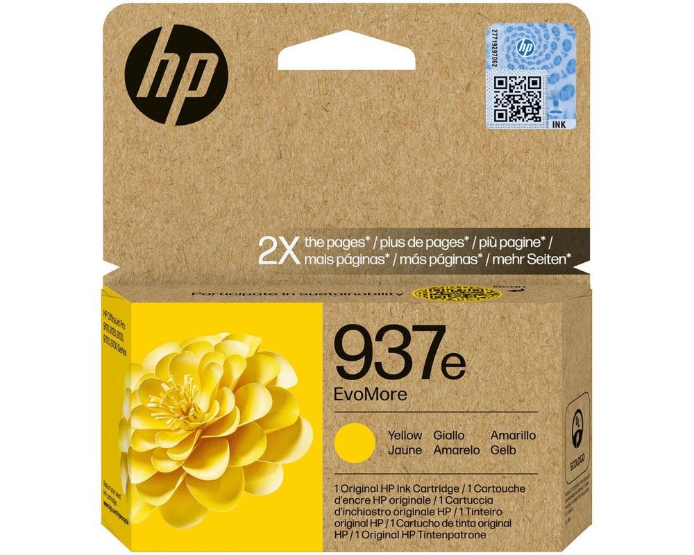 HP 937e Original-Druckerpatrone 4S6W8NE [modell] (1650 Seiten) gelb