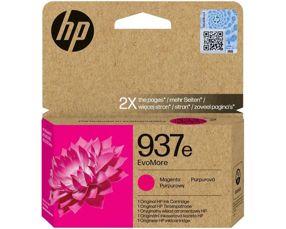 HP 937e Original-Druckerpatrone 4S6W7NE [modell] (1.650 Seiten) magenta