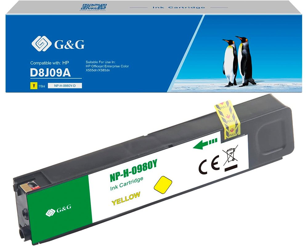 Kompatibel mit HP 980A Druckerpatrone Gelb [modell] - Marke: G&G