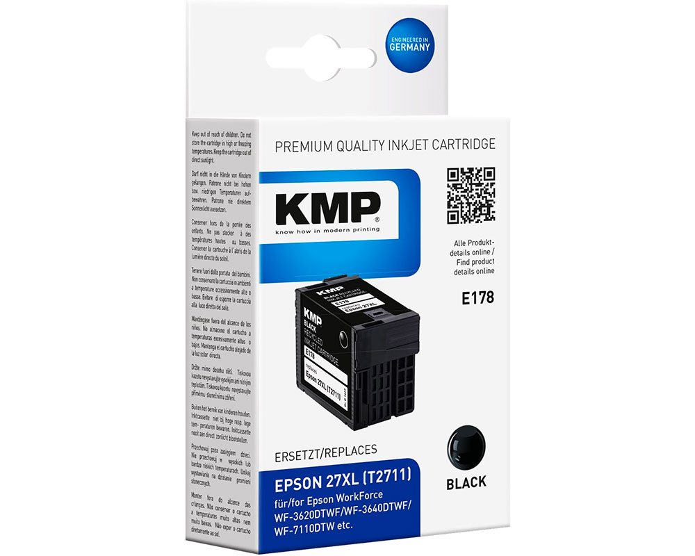 KMP E179 XL-Druckerpatrone ersetzt Epson T2711 Schwarz [modell]