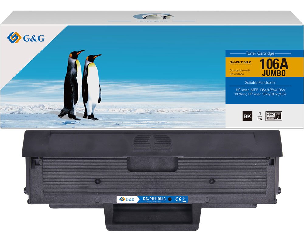 Kompatibel mit HP 106A / W1106A XL-Toner [modell] (2.000 Seiten) - Marke: G&G