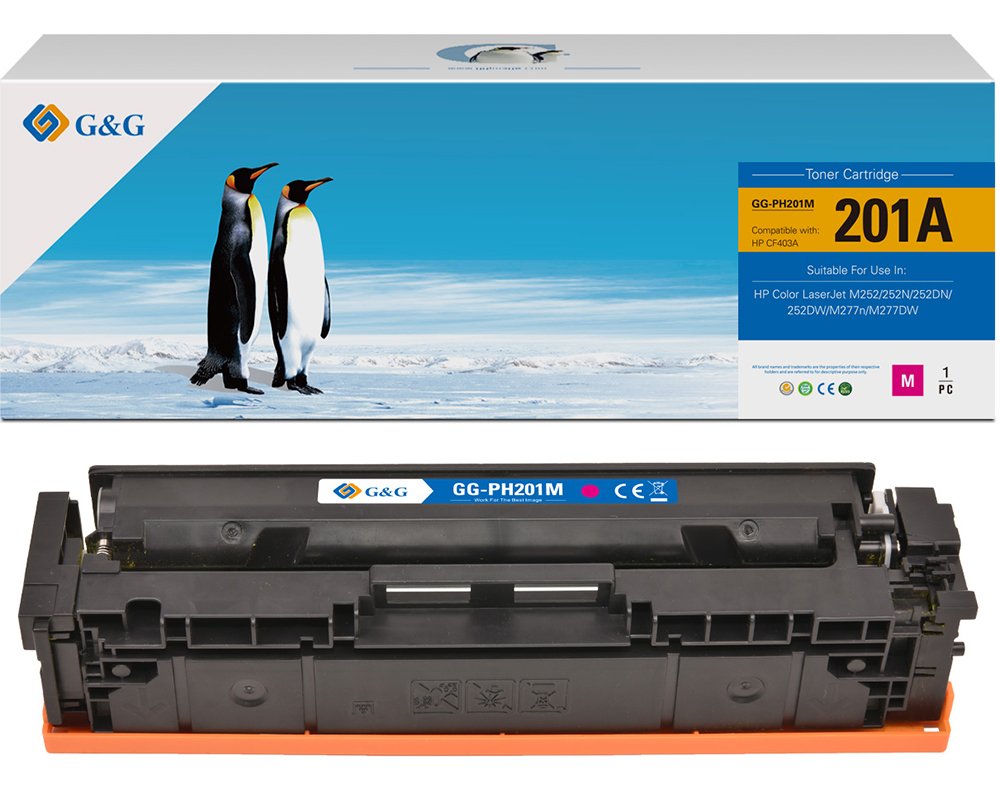 Kompatibel mit HP 201A / CF403A Toner Magenta [modell] - Marke: G&G