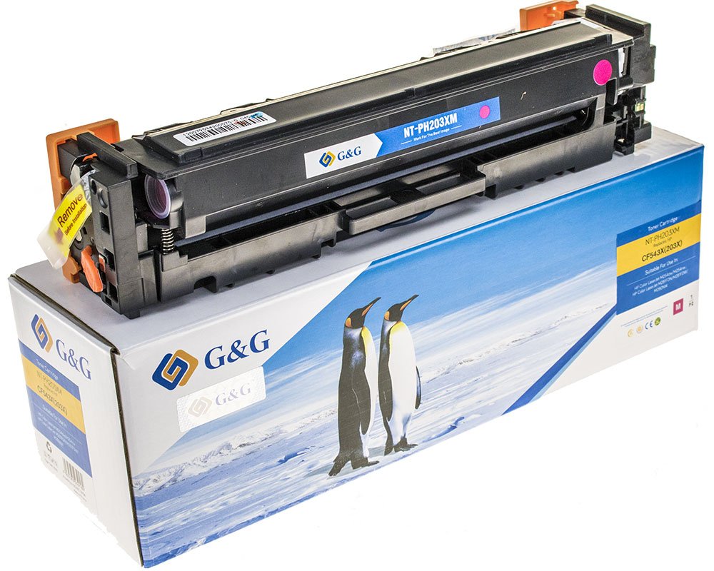 Kompatibel mit HP 203X / CF543X XL-Toner (2.500 Seiten) Magenta [modell] - Marke: G&G