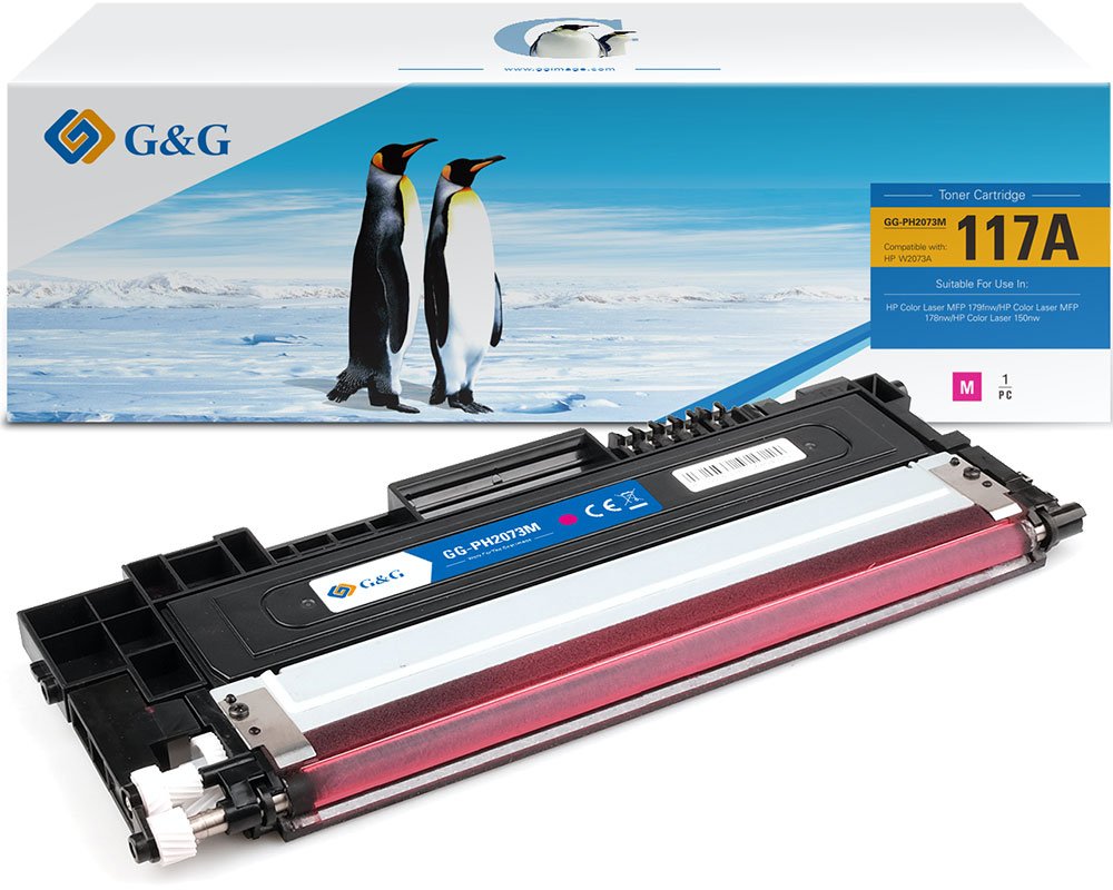 Kompatibel mit HP 117A / W2073A Toner Magenta [modell] - Marke: G&G