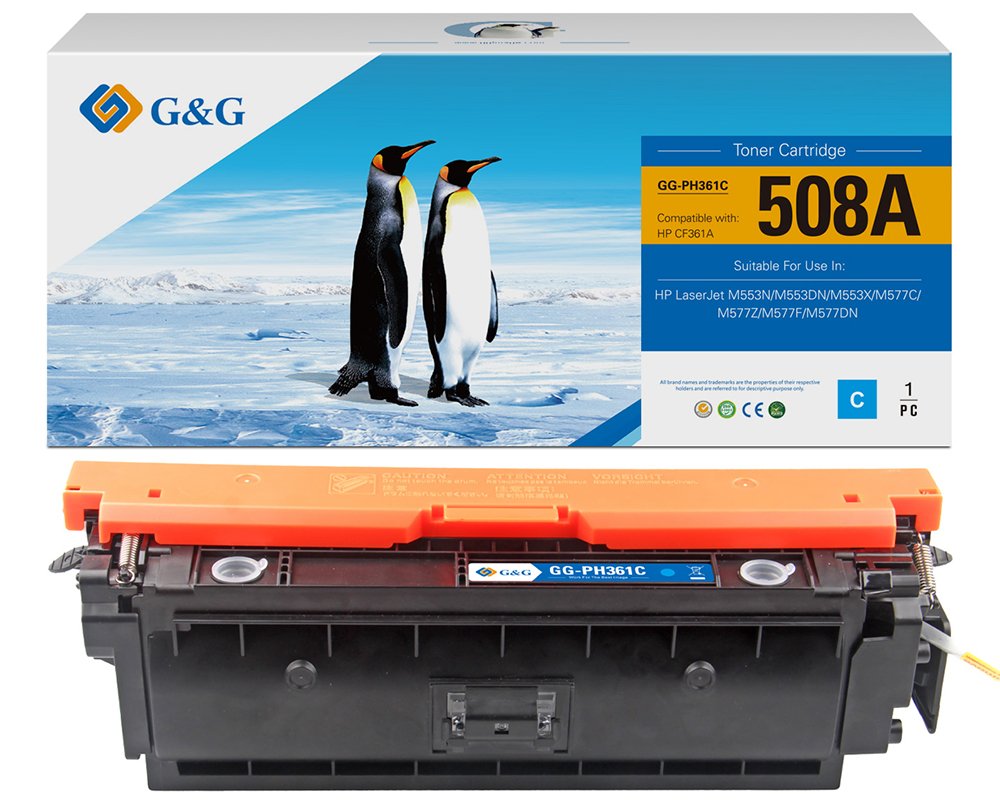 Kompatibel mit HP 508A / CF361A Toner Cyan [modell] - Marke: G&G