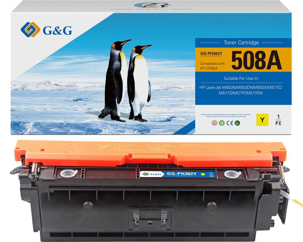 Kompatibel mit HP 508A / CF362A Toner Gelb [modell] - Marke: G&G