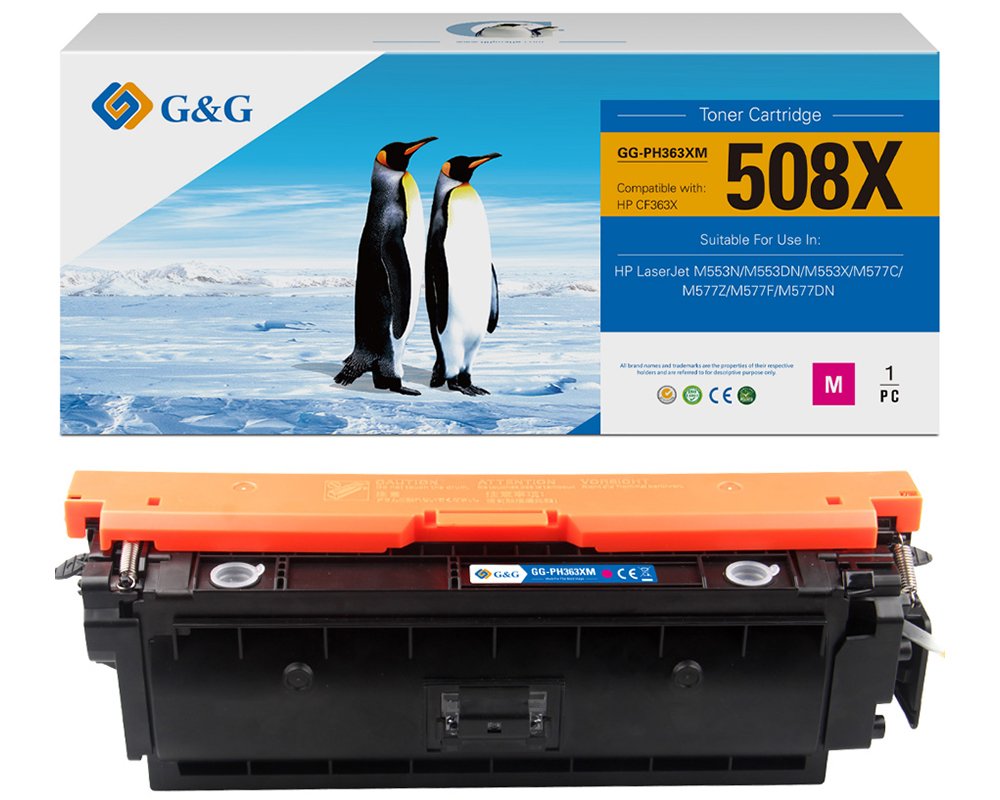 Kompatibel mit HP 508X / CF363X XL-Toner Magenta [modell] - Marke: G&G