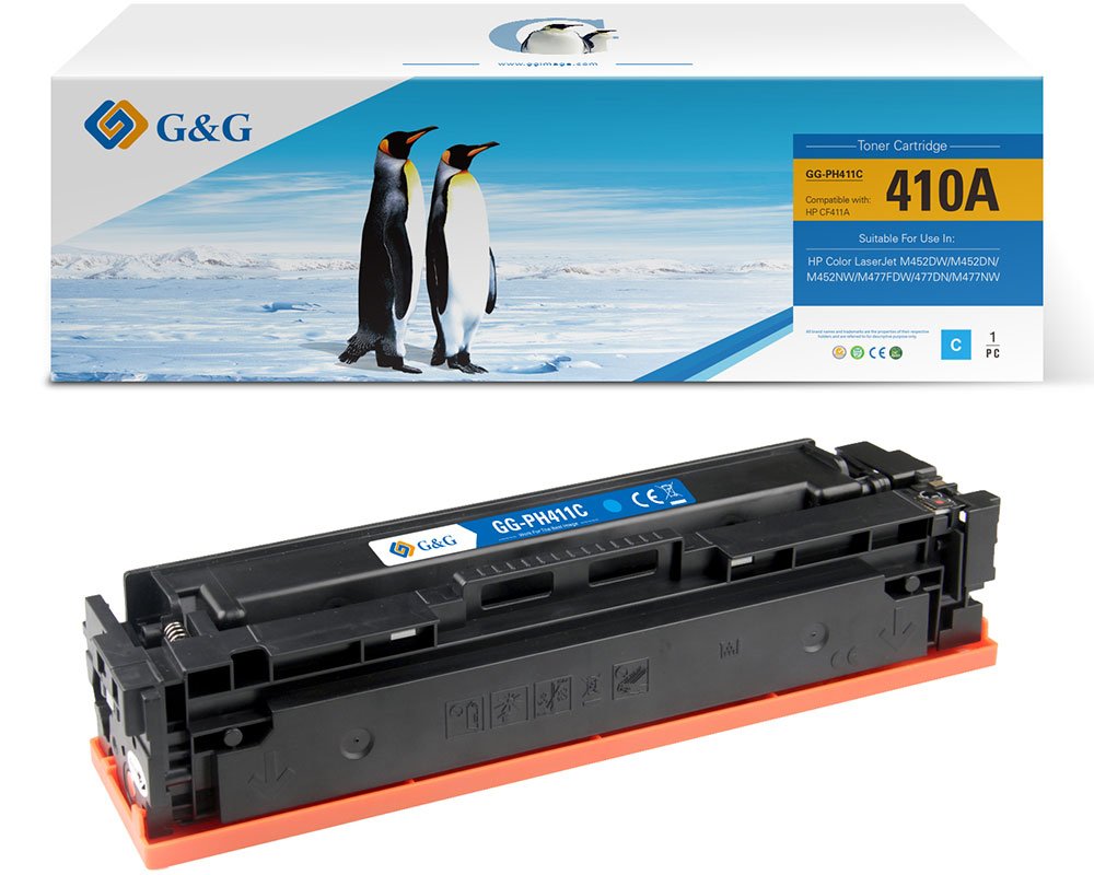 Kompatibel mit HP 410A / CF411A Toner Cyan [modell] - Marke: G&G