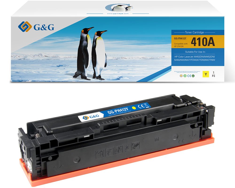 Kompatibel mit HP 410A / CF412A Toner Gelb [modell] - Marke: G&G