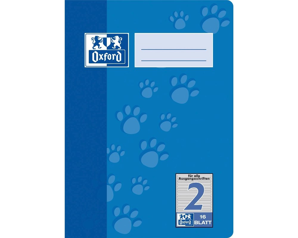 Oxford Schulheft A5 16 Blatt Lineatur 2