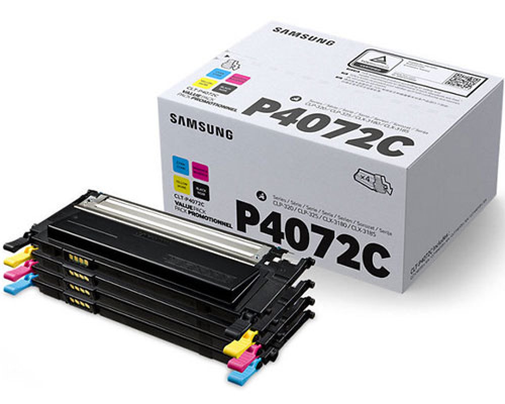 Original Samsung-Rainbowkit SU382A / CLT-P4072C (4 Originaltoner: Schwarz, Cyan, Magenta, Gelb) [modell]
