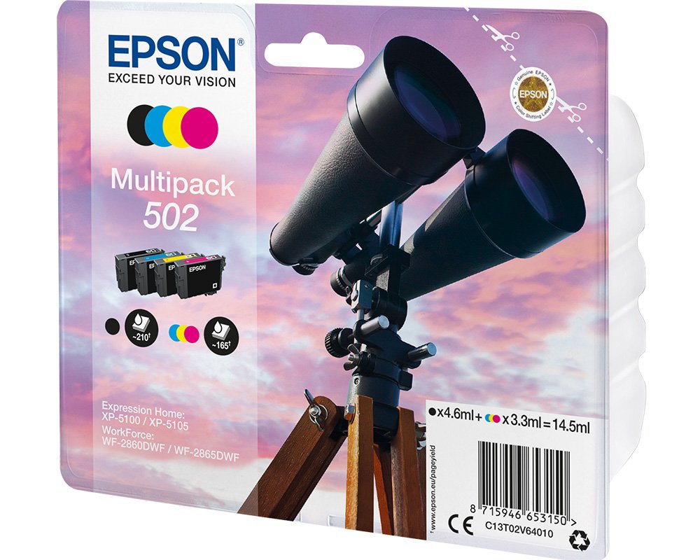 Epson 502 Original-Druckerpatronen Multipack [modell]
