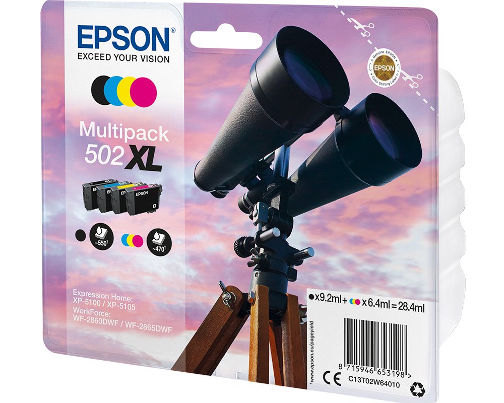 Epson 502XL Original-Druckerpatrone Multipack [modell]