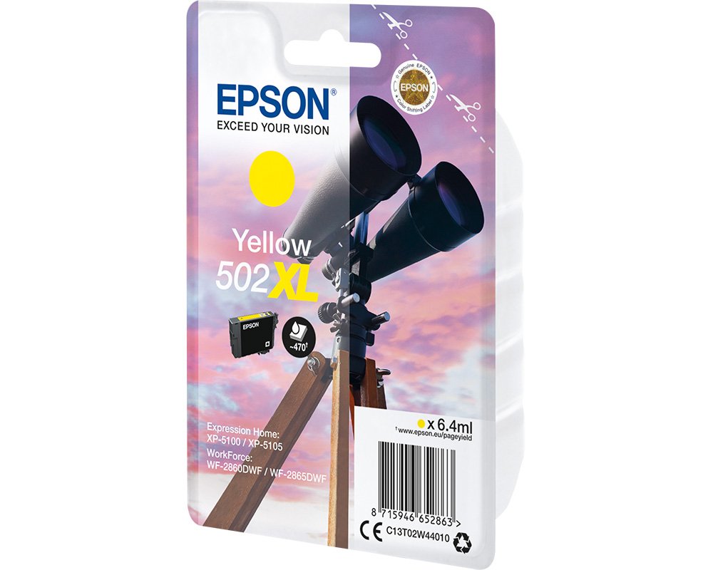 Epson 502XL Original-Druckerpatrone Gelb [modell]