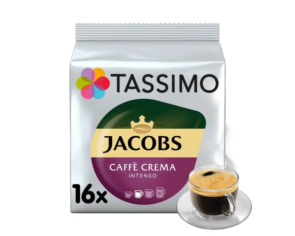 TASSIMO Jacobs Intenso Caffé Crema - 16 Kaffeekapseln