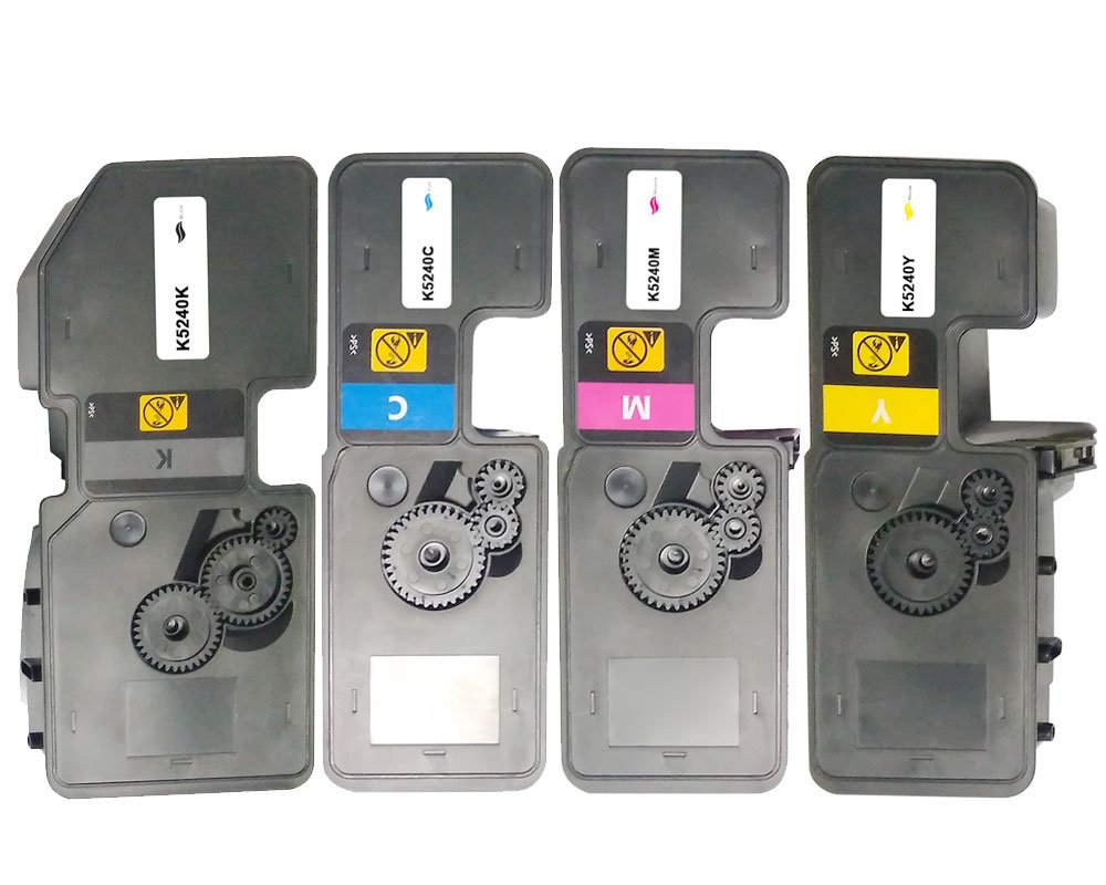 Kompatibel mit Kyocera TK-5240K, TK-5240C, TK-5240M, TK-5240Y Toner -Kombipack- [modell] je 1x Schwarz, Cyan, Magenta, Gelb von TONERDUMPING