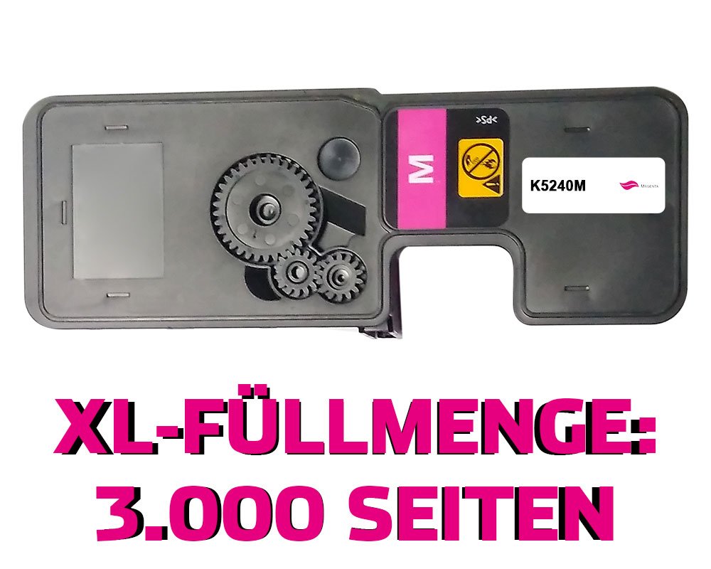 Kompatibel mit Kyocera TK-5240M/ 1T02R7BNL0 Toner Magenta [modell] von TONERDUMPING