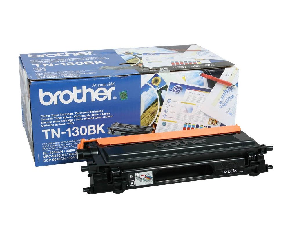 Brother TN-130BK Originaltoner Schwarz [modell]