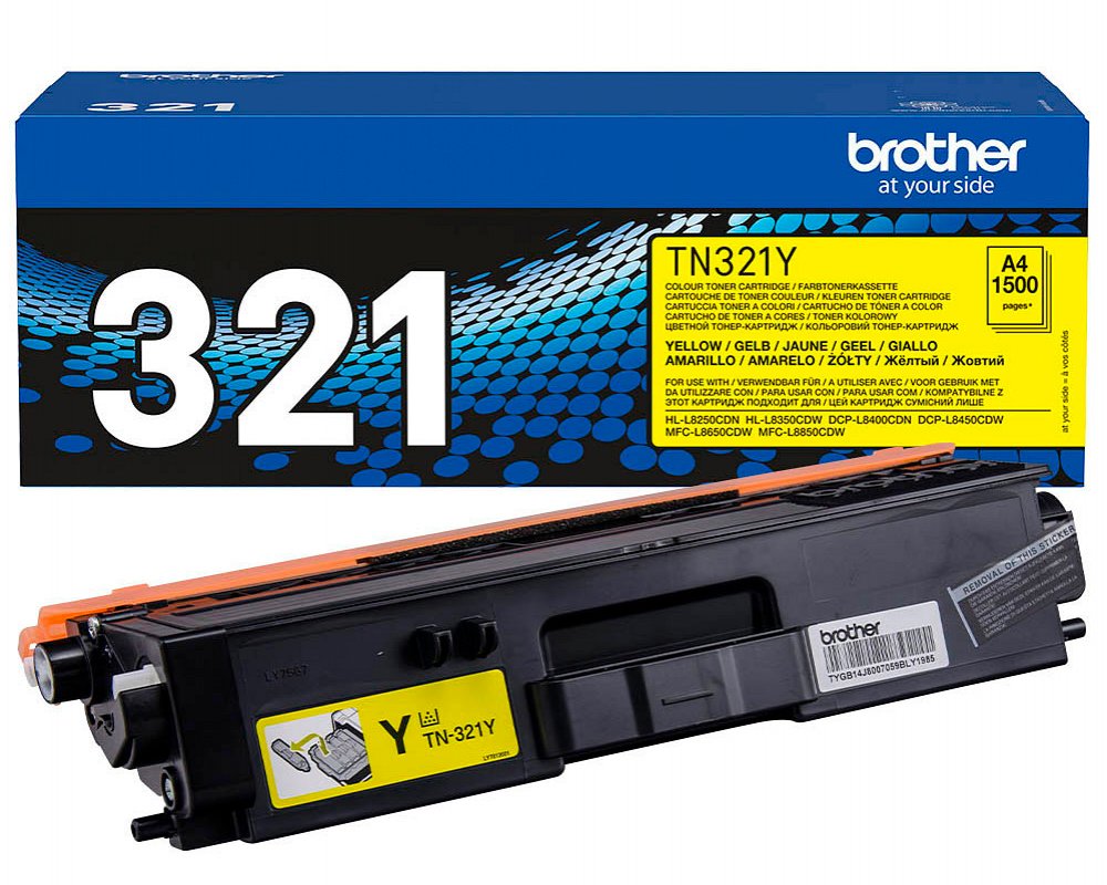 Brother 321 Original-Toner [modell] TN321Y Gelb