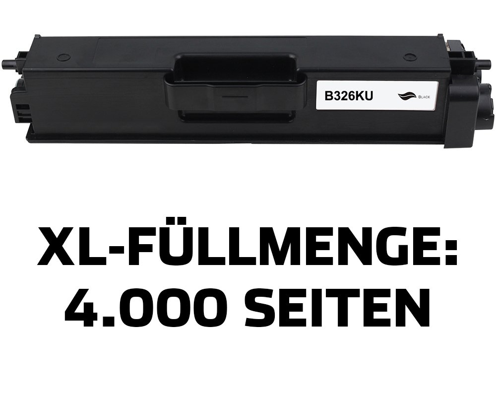 Kompatibel mit Brother TN-325BK / TN-326BK Toner Schwarz [modell] von TONERDUMPING