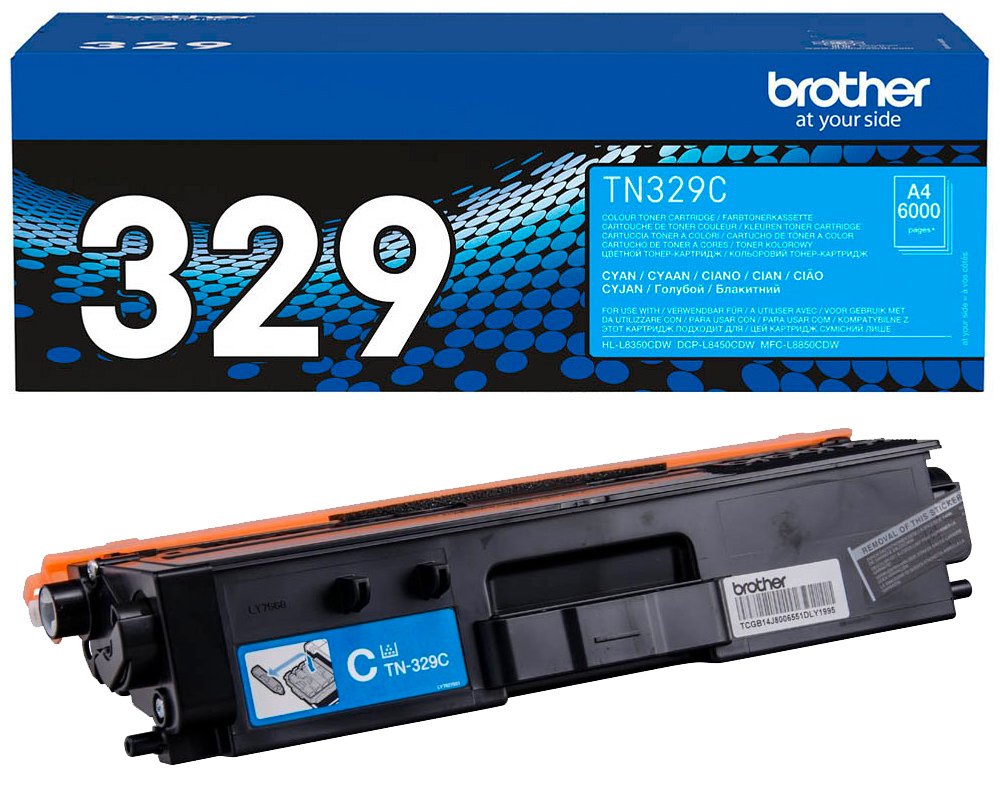 Brother 329 Original-Toner TN329C [modell] (6.000 Seiten) Cyan