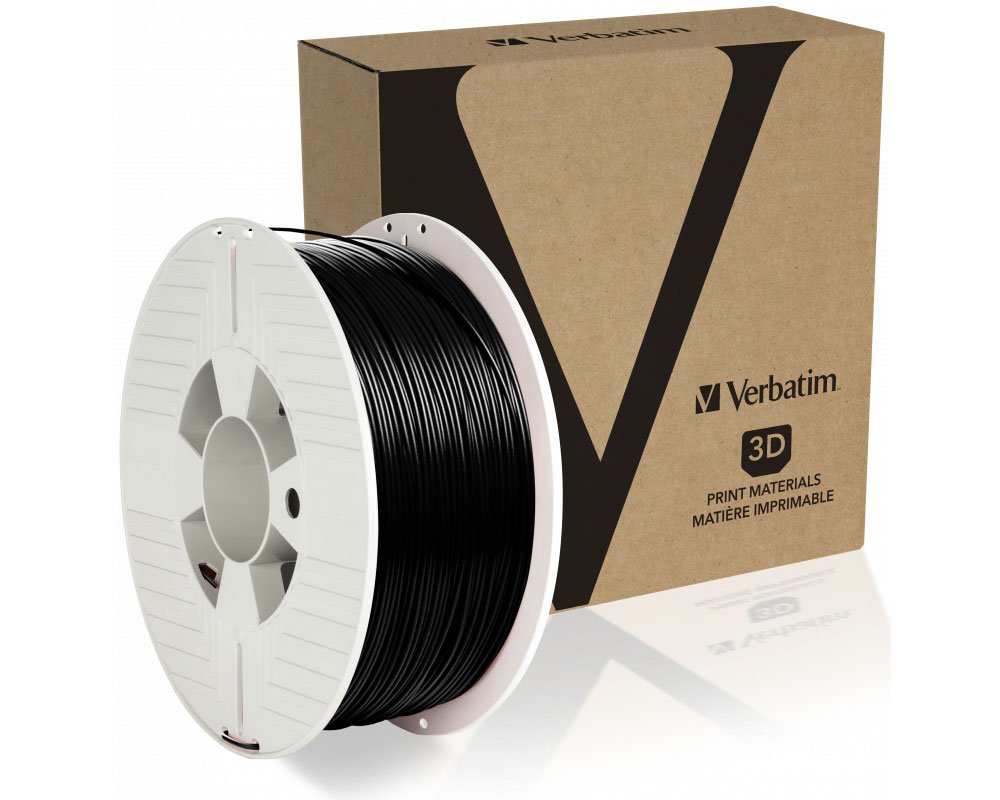 Verbatim PETG Filament 55052 (1kg 1,75 mm) schwarz (RAL 9017)
