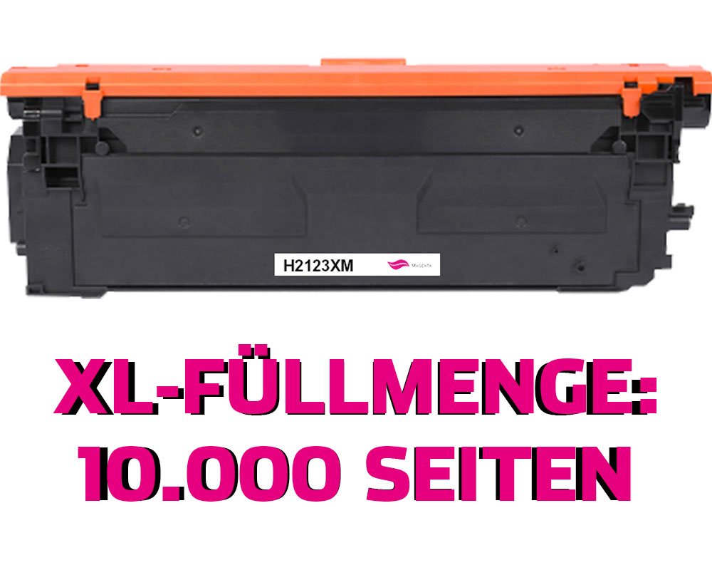 Kompatibel mit HP 212X Toner W2123X [modell] magenta (10.000 Seiten) von TONERDUMPING