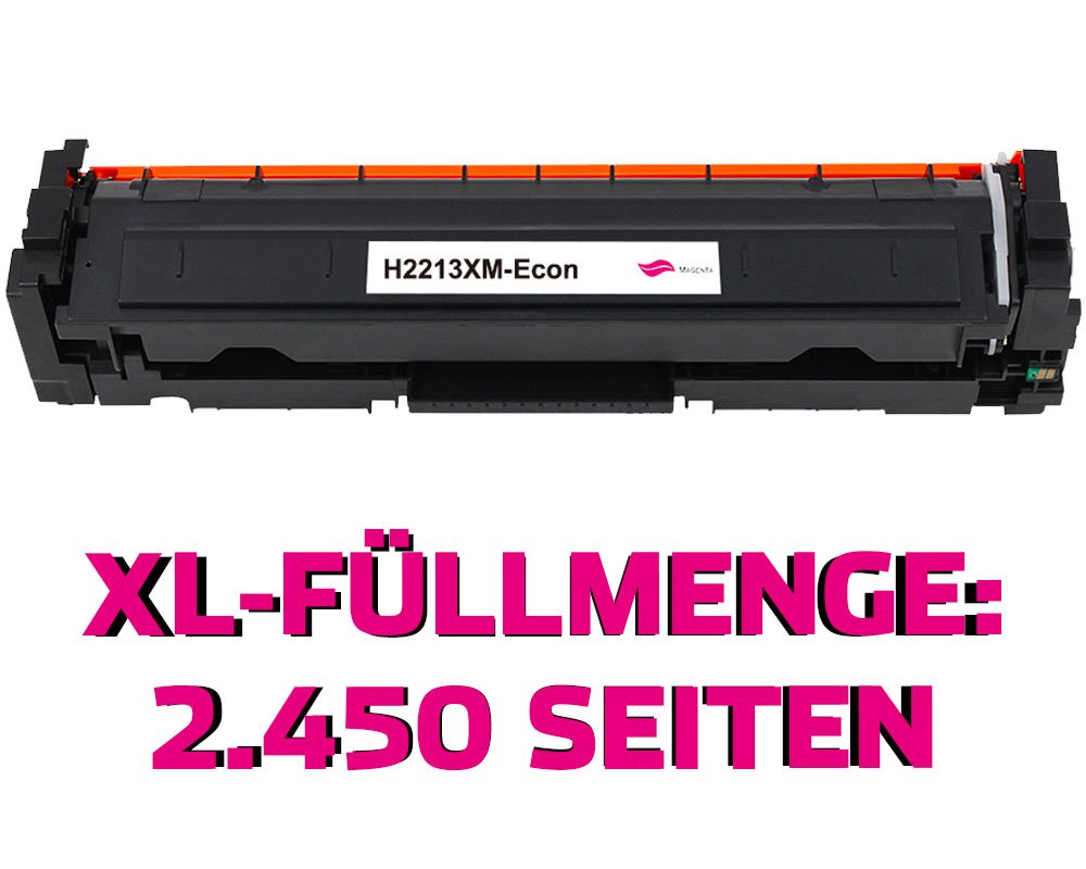 Kompatibel mit HP 207X / W2213X XL-Toner [modell] Magenta von TONERDUMPING (mit Chip, ohne Füllstandsanzeige)