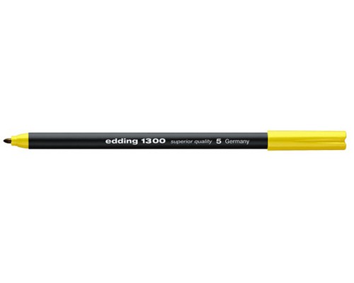 Fasermaler edding 1300 Color pen, ca. 2 mm, Rundspitze, Gelb