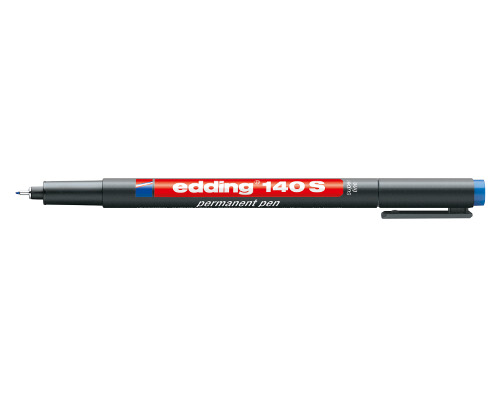 Folienschreiber - Permanent Pen edding 140 S, 0,3 mm, Rundspitze, blau