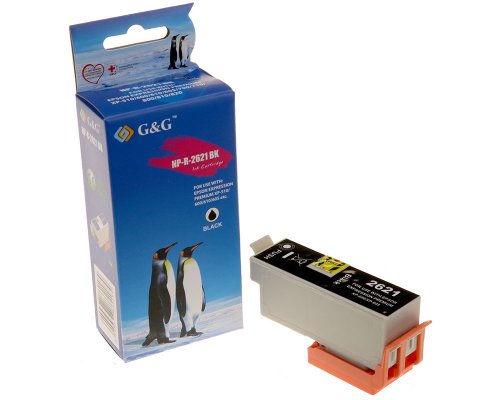 Kompatibel mit Epson 26XL/ T2621/ C13T26214012 XL-Druckerpatrone Textschwarz jetzt kaufen - Marke: G&G