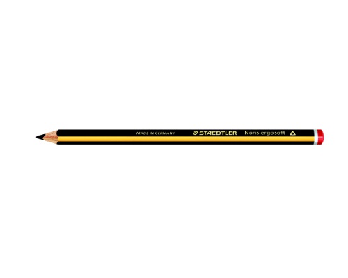 Staedtler Noris® ergo soft® jumbo Bleistift, 2B, Gelb-Schwarz