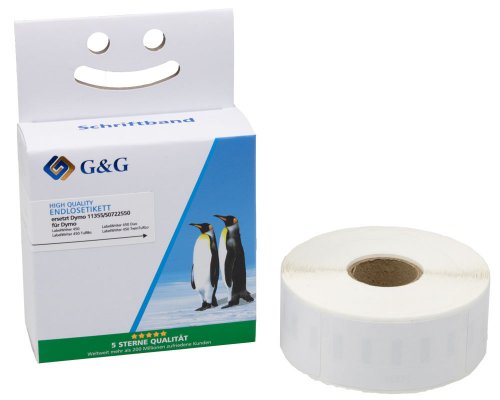 Kompatibel mit Dymo 11355/ S0722550 (19mm x 51mm) 500 Etiketten Schwarz auf weiß ablösbar jetzt kaufen - Marke: G&G