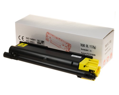 Kompatibel mit Kyocera TK-580Y XL-Toner Gelb jetzt kaufen von TONERDUMPING