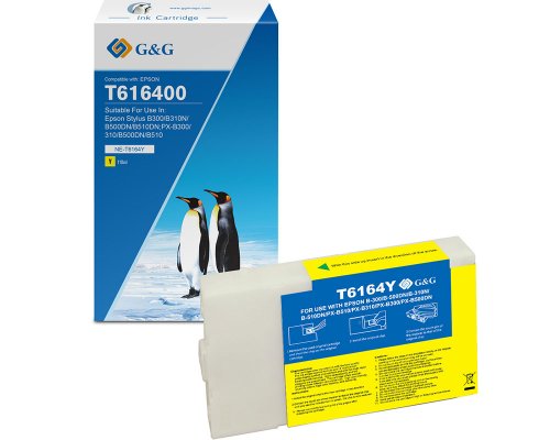 Kompatibel mit Epson T6164 Druckerpatrone Gelb jetzt kaufen - Marke: G&G