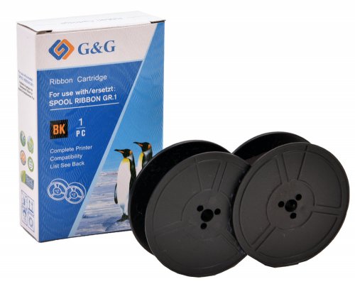 Kompatibel mit DIN DS für Gruppe 1N/ GR.1N Farbband Schwarz [modell] - Marke: G&G