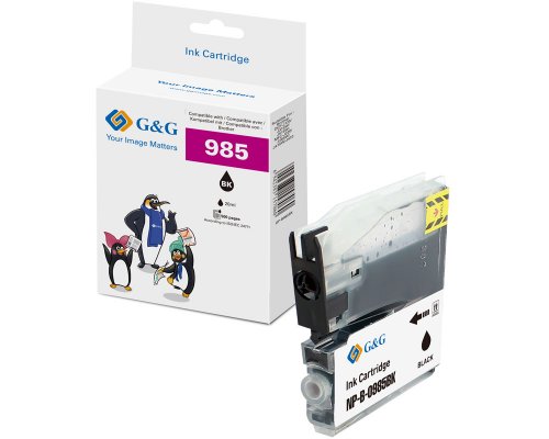 Kompatibel mit Brother LC-985BK Druckerpatrone Schwarz jetzt kaufen - Marke: G&G