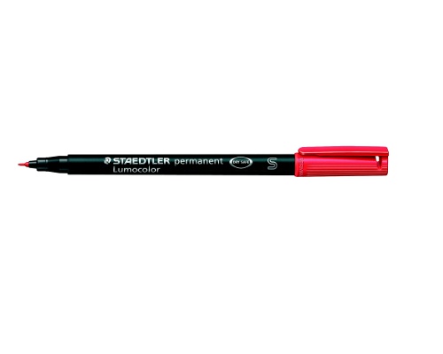 Staedtler Folienstift/ CD-Marker Lumocolor® S permanent pen 313 rot