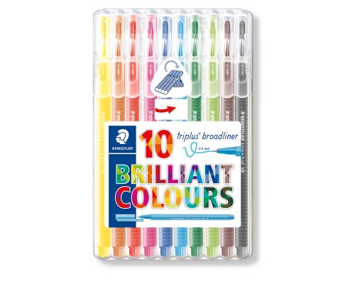 Staedtler 10 Broadliner triplus® 338, ca. 0,8 mm