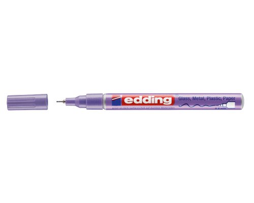 Glanzlack-Marker Edding 780, 0,8 mm, Rundspitze, violett-metallic