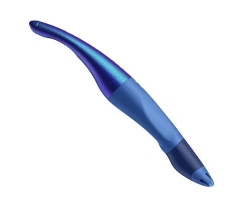 Ergonomischer Tintenroller STABILO® EASYoriginal Holograph Edition für Linkshänder blau