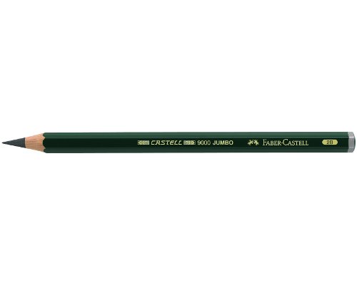 Faber-Castell Bleistift CASTELL 9000 Jumbo - Härtegrad: 2B