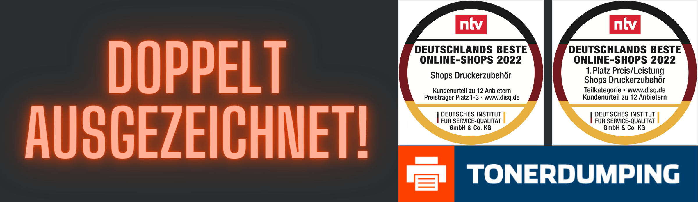 Doppelte Auszeichnung