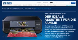 Epson bewirbt den XP-710 als Familiendrucker/